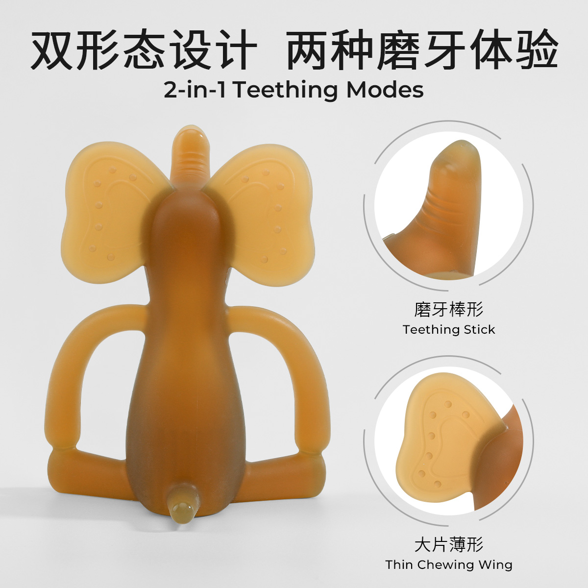 The Naughty Elephant baby anti-hand-sucking gel is suitable for babies aged 4 to 12 months during their oral desire period