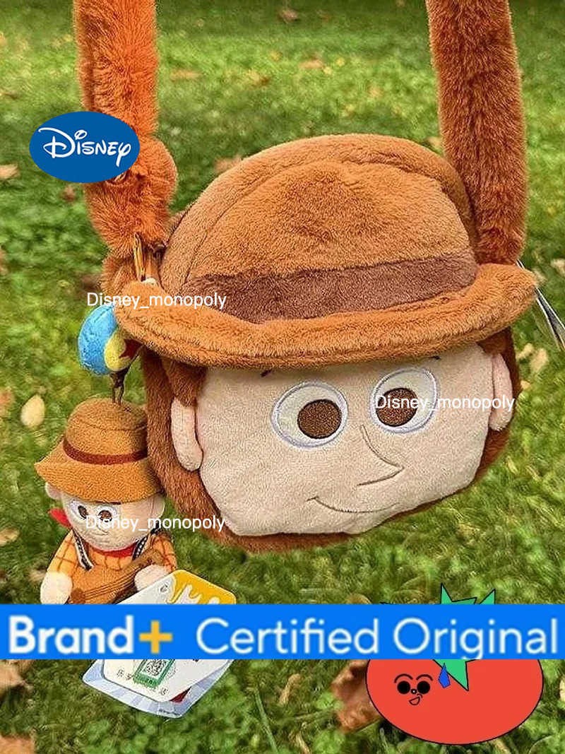 Disney Potdemiel Toy Story Buzz Lightyear Woody Womens Plush Shoulder Bag Cute Anime Cartoon Handbag Crossbody Bag Toys Gifts H251225