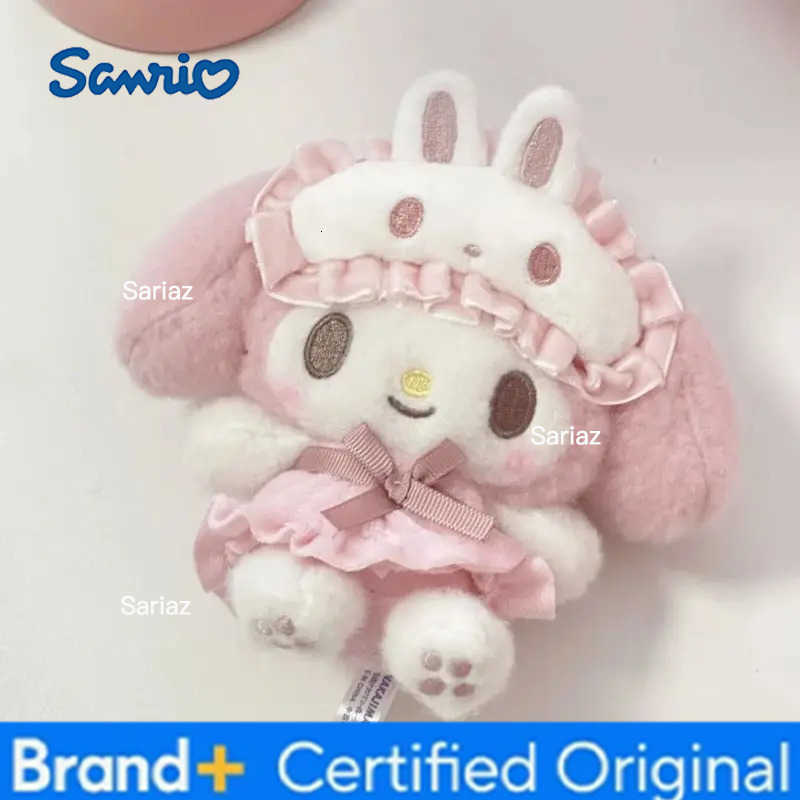 Sanrio Kawaii My Melody Bag Pendant Doll Pajamas Eye Mask Series Pendant Key Chain Birthday Gift H251225