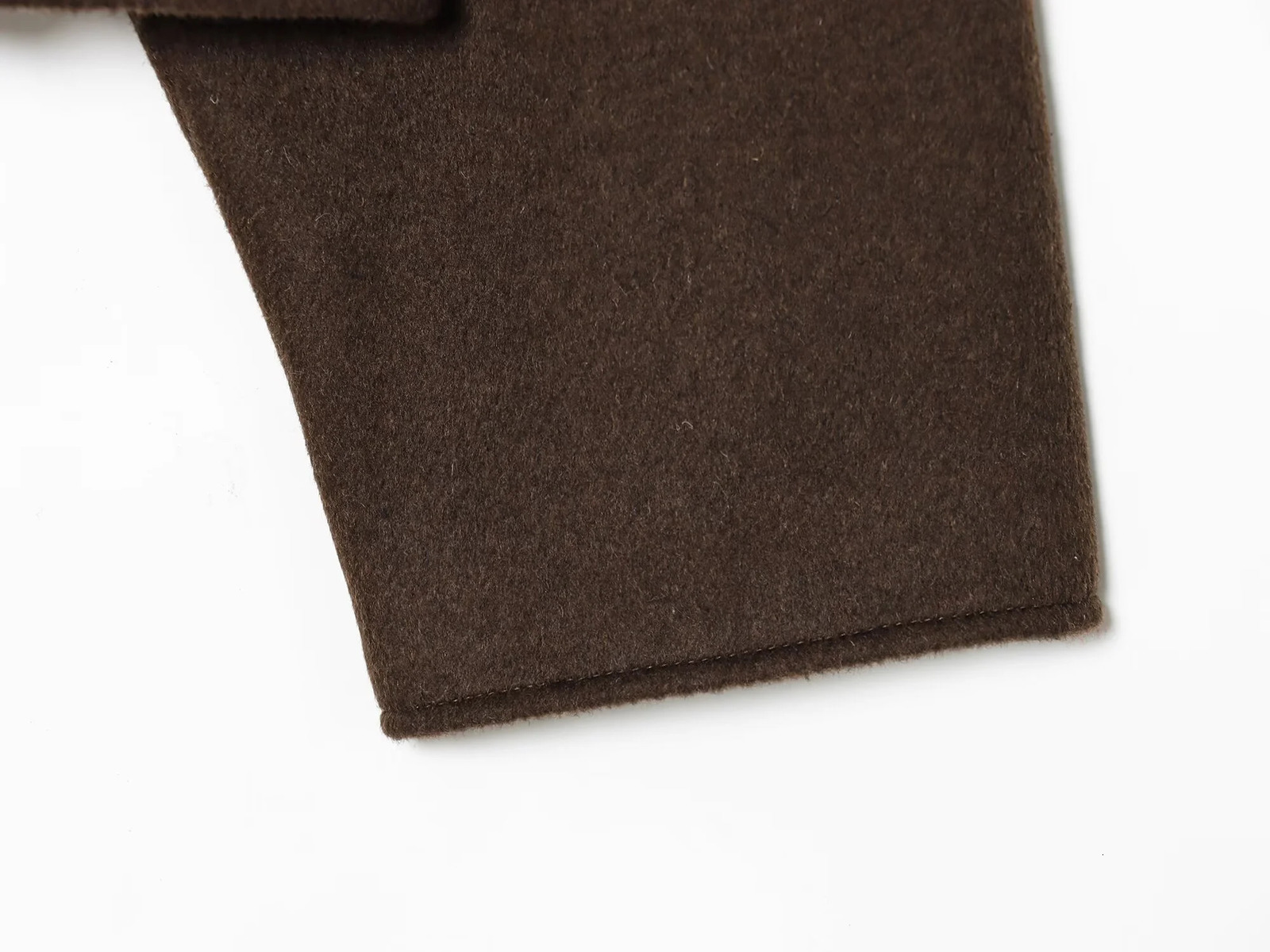 Winter Womens Casual Fashionable Temperament LongSleeved Versatile DoubleFlap Soft Stand Collar Jacket 251225