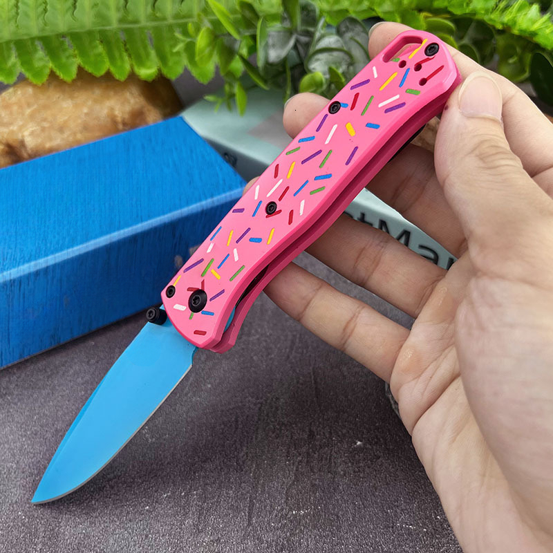 High-quality donut G10 handle BM 535 outdoor camping folding knife EDC tool manufacturer wholesale