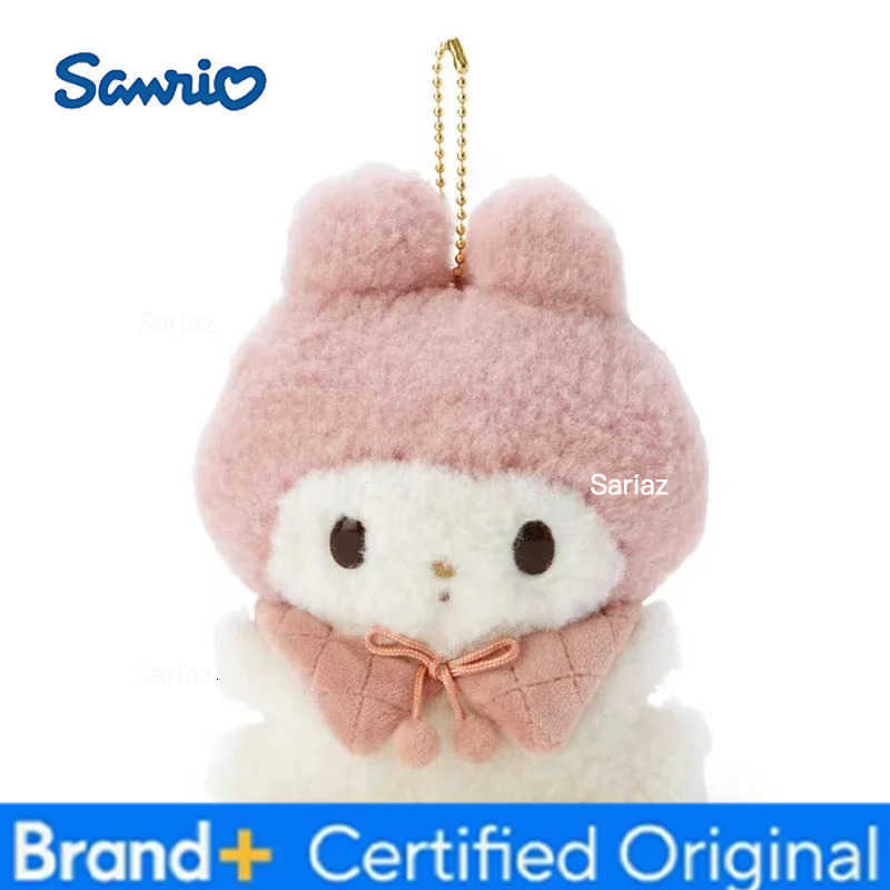 Sanrio Kawaii Plush Keychain Kuromi My Melody Doll Keychains Anime Cinnamoroll Pochacco Stuffed Toys Keyring Kid Christmas Gifts H251225