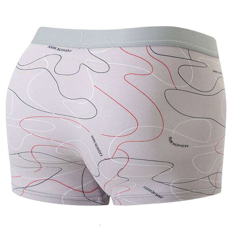 8 Pack European American Size MEN'S FASHION Printed Underwear Comfortable and Breathable 45-120kg Fat Men Can Wear Shorts. X251225