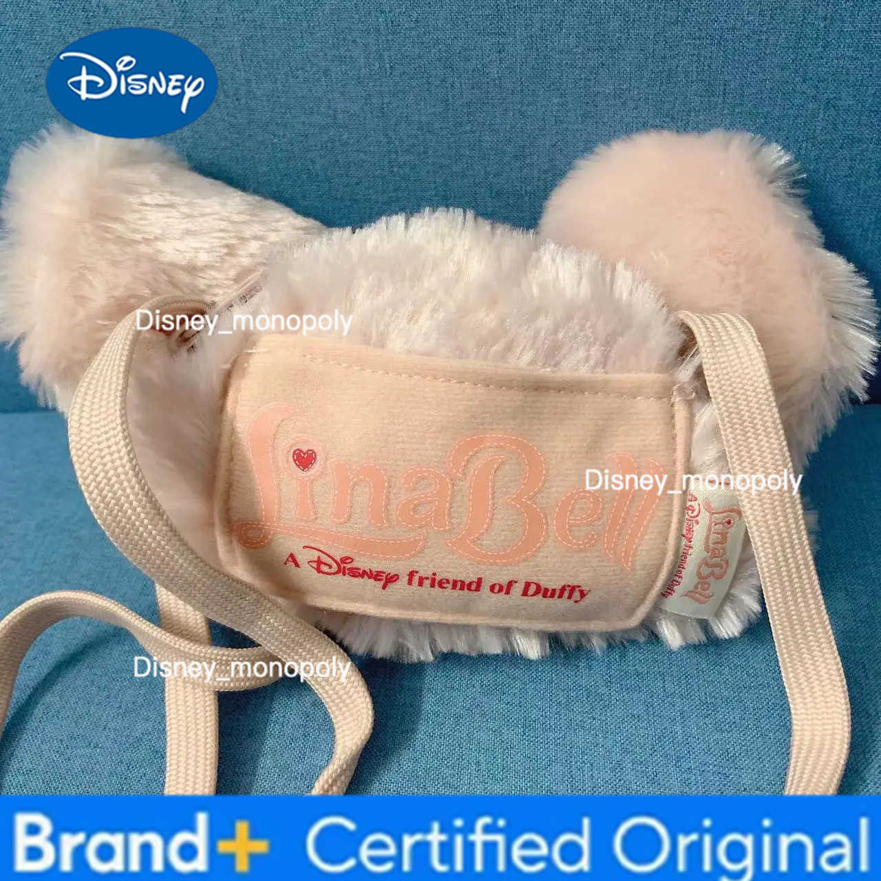 Disney LinaBell Kawaii Coin Purse Bag Cute Cartoon Wallet Card Holder Phone Pendant Girl Heart Keychain Surprise Birthday Gift H251225