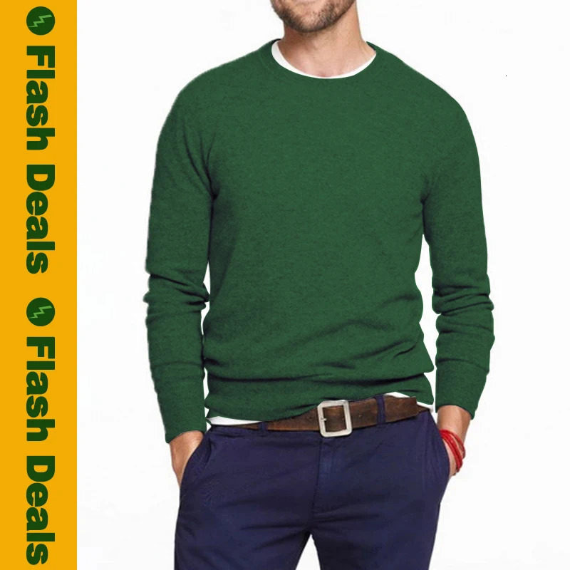 5XL Men Slim Sweater Pullovers Male Sweaters Solid Cotton knitted Jersey Boy Knitwear Spring Winter Navy Christmas Green 251225