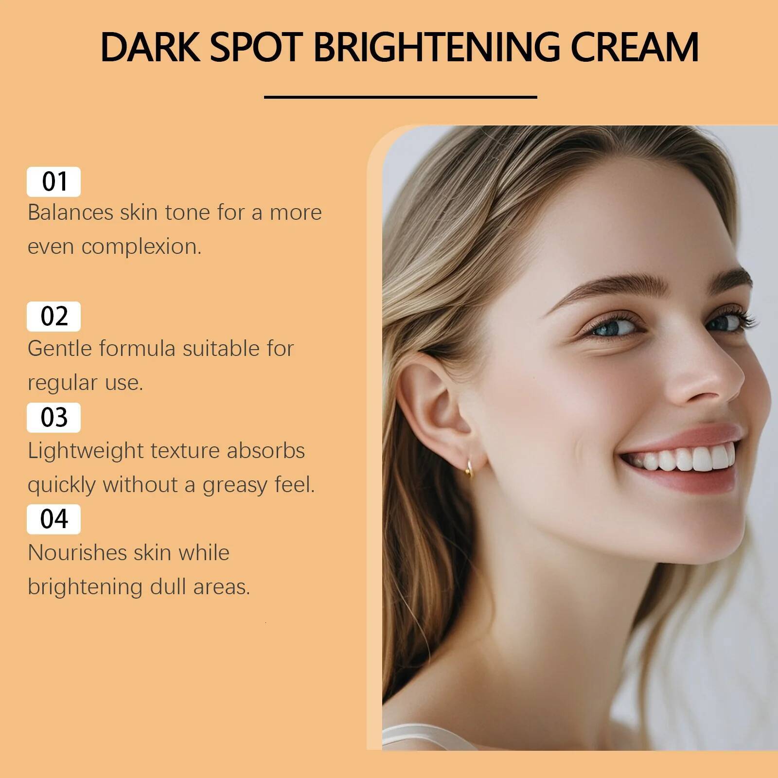Bestseller Dark Spot with Niacinamide Nourishing & Brightening Daily Moisturizer Improves Skin Tone Soothing Face Cream ddmySat