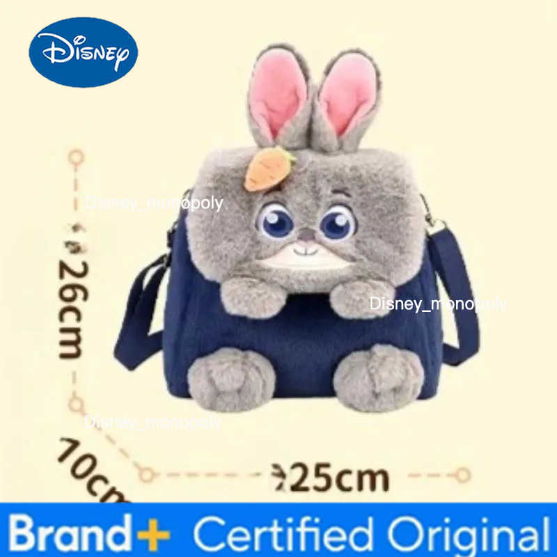 Disney Pop Zootopia 2 Doll Crossbody Bag Cute Cartoon Judy Nick Large Capacity Plush Backpack Commuter Bags Casual Fashion Gifts H251225