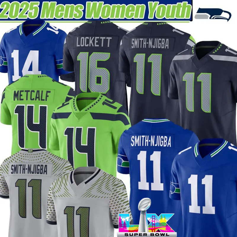 Seattle city Seahawksjersey Cooper Kupp Sam Darnold Jaxon Smith-Njigba Devon Witherspoon Tariq Woolen Kenneth Walker Byron Murphy Football Jerseys