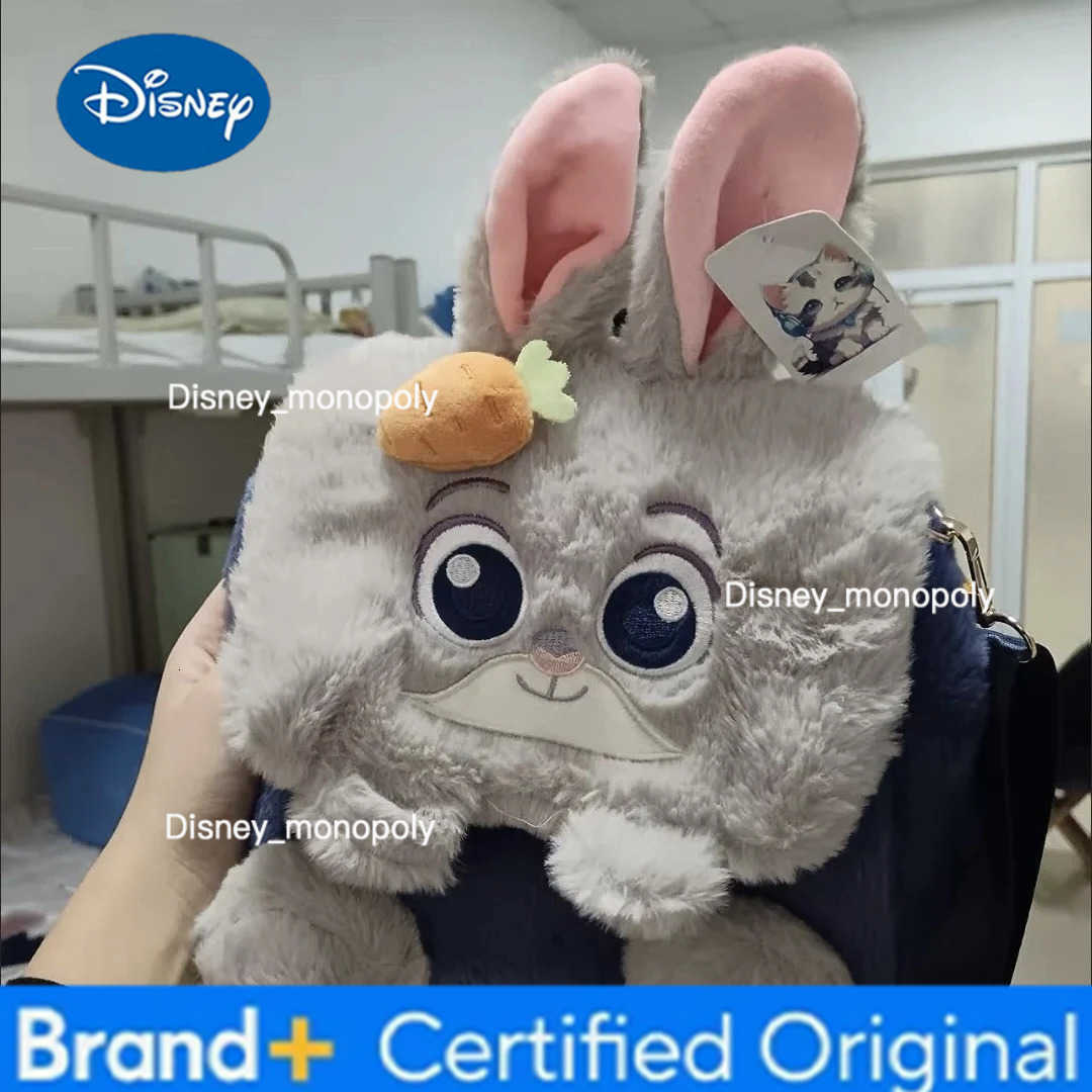 Disney Zootopia cute Judy Hopps backpack Nick Wilde cartoon plush shoulders package large capacity Travel go to work Girls Gift H251225
