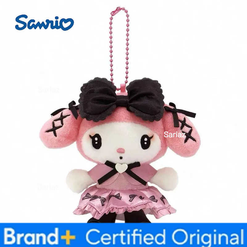 Sanrio Cute Cartoon Kawaii Sanrioed 50th Anniversary Lolita Series My Melody Plush Doll Keychain Bag Pendant Toy Gift H251225