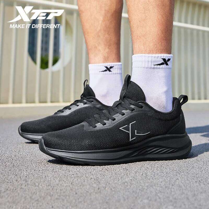 Xtep Running For Men 2025 Summer Breathable Mesh Soft-soled Shock Absorbing Lightweight Sports Shoes 875419110053 X251225