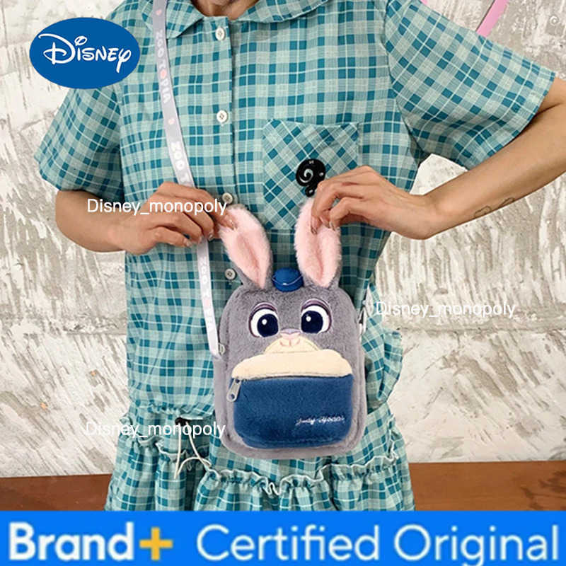 Disney Zootopia Plush Crossbody Bag Nick Wilde Judith Laverne Hopps Stylish Cartoon Cute Shoulder Bag Birthday Christmas Gift H251225