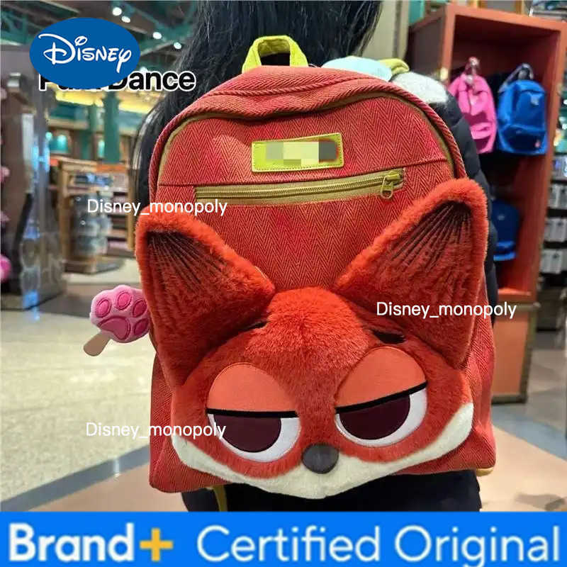Disney Kawaii Zootopia Judy Hopps Backpack Parkdance Cute Plush Large Capacity Doll Bag ChildrenS Outing Bag Holiday Gift H25122511