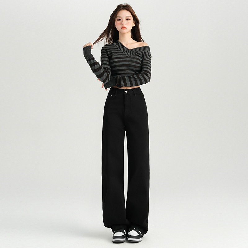 Mia Muse Womens Pants All Season Casual Korean Do Old Natural Waist Wide Leg Full Length Fashion Pants 241214