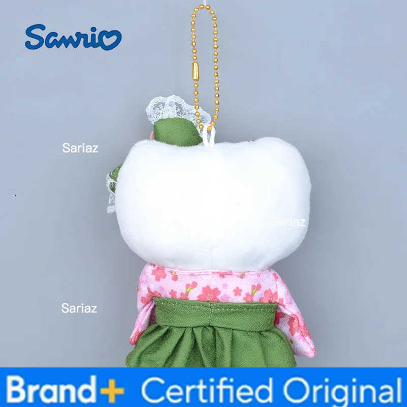 Sanrio kimono Plush Toys Hellokitty Cinnamoroll Kuromi Pendant Bag Accessories Keychain Bag Car Pendant Valentines Day Gift H251225