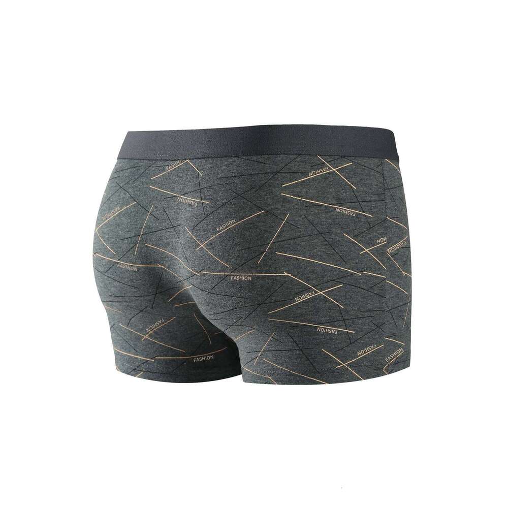 8PCS Underwear Soft Healthy Breathable Boxer Briefs Fashionable Trendy Lines High Quality Casual Sports Men's Pants X251225