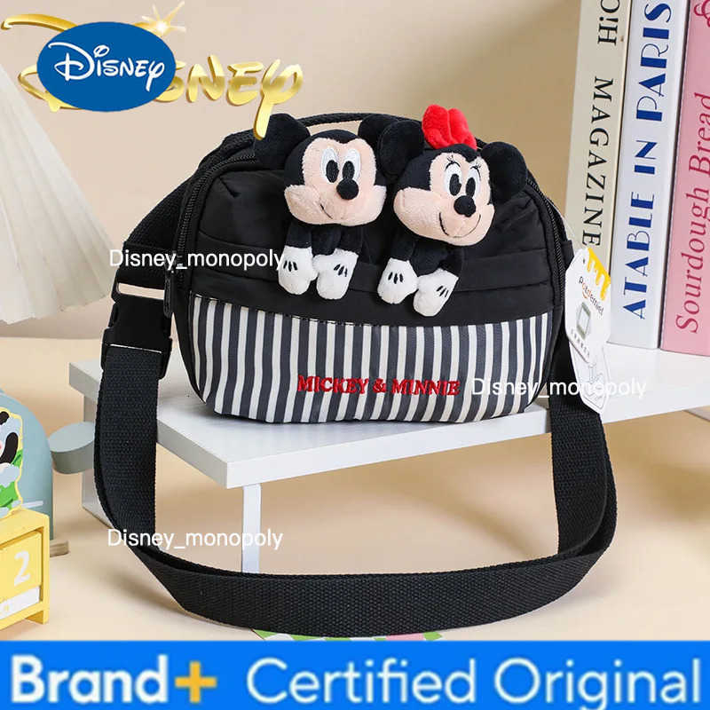 Disney Original New Womens Doll Shoulder Bag Cartoon Cute Plush Womens Shoulder Messenger Bag Mini Womens Bag High Quality H251225