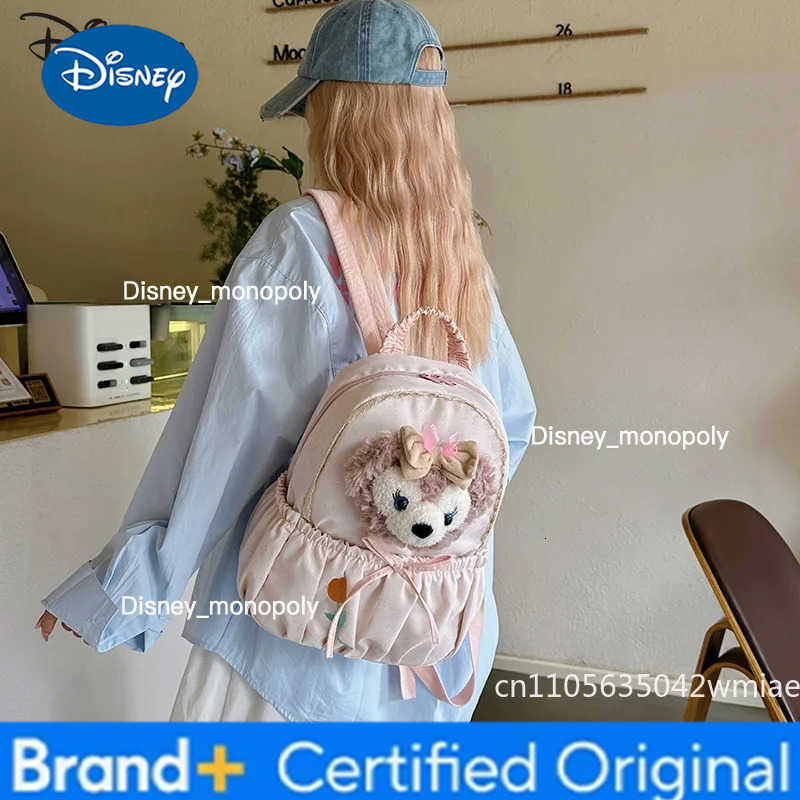 Disney 2026 New Girls Backpack Fashion High Quality Student Backpack Cartoon Versatile Large Capacity Girls Travel Backpack H251225