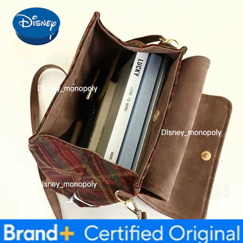 Disney New Original Plush Doll Backpack Luxury Brand Fashion Womens Backpack Cartoon Cute Backpack Large Capacity High Quality H251225