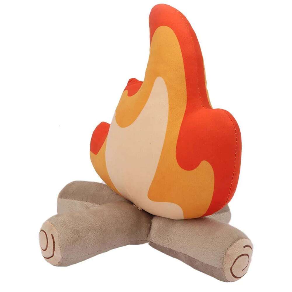 30cm Funny Simulation Bonfire Soft Stuffed Toy Doll Fire Firewood Plush Pillow Outdoor Camping Room Decor Kids Gifts X251225