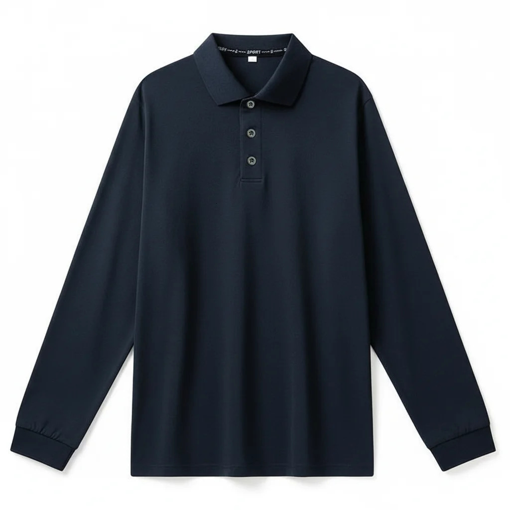 Plus Size Men Polo Shirts Autumn Winter Long Sleeve Polos 1XL-7XL 110-175kg Loose Oversized Tops Big Size Men Clothing 251225