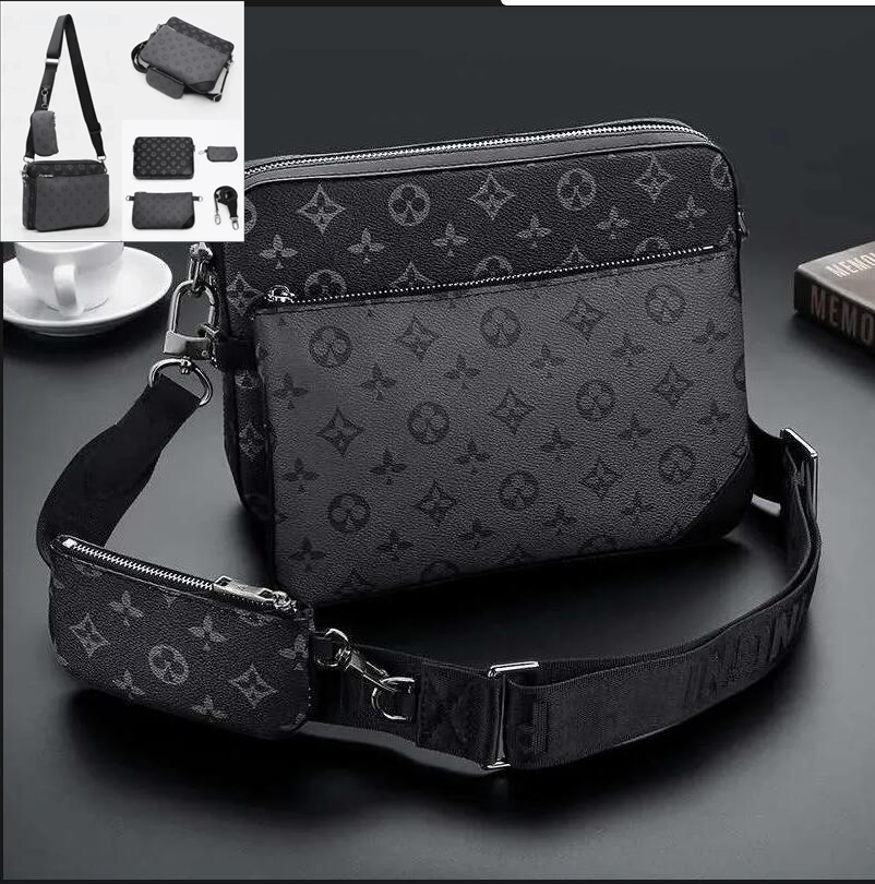 Luxury Designers Messenger bags Women Men totes CrossBody bag Reverse Canvas Set Leather Shoulder man Bag with Purse Wallet Clutch handbag backpack