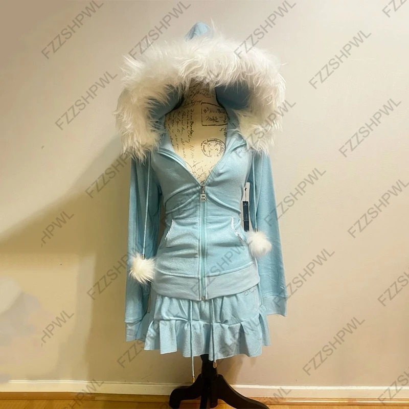 Y2K Zip up Hoodie Women Hip Hop Grunge Goth Aesthetics Fashion Versatile Casual Slim Zipper Jacket Punk Streetwear 251225