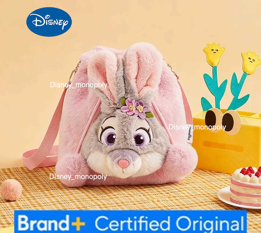 Disney New Spot Potdemiel JudyS New Plush Messenger Bag New Handbag Cute Plush Toy Gift Novelty Birthday Gift Festival Gift For Girls H251225
