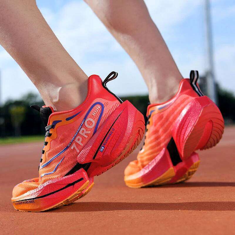 New Men's Carbon Plate Sneakers Outdoor Soft Sole Mesh Sports Running Light Anti-Slip Casual Couple Tennis Shoes X251225