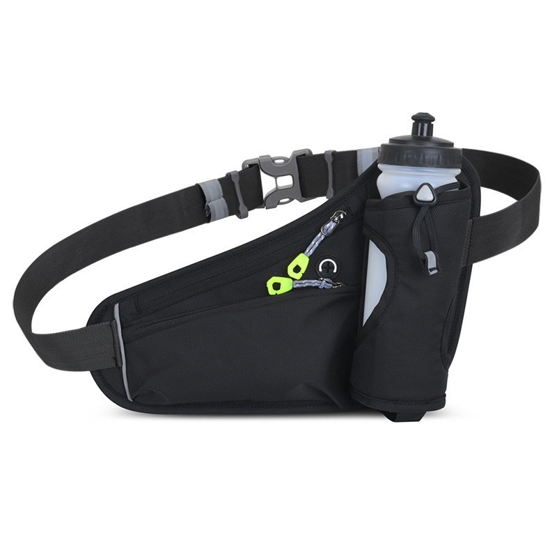 Running strap adjustable 2-zip pockets running waist bag mens moisturizing bag hiking and jogging Fanny bag Z250407