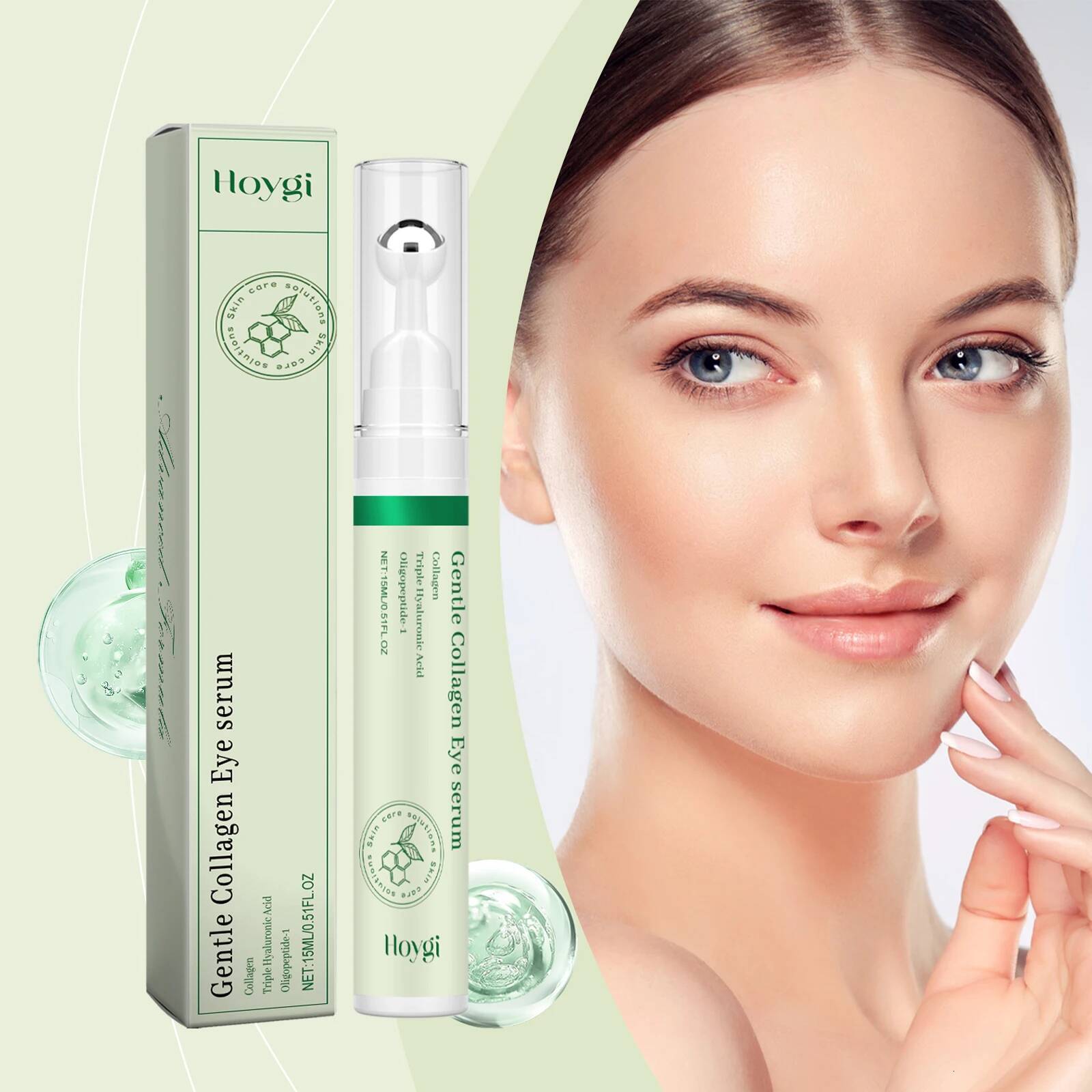 Bestseller Collagen Serum Cream Anti Dark Circles Bags Eyes Puffy Repair Brightening Tighten Lifting Moisturizing Under Eye Roller ddmySat