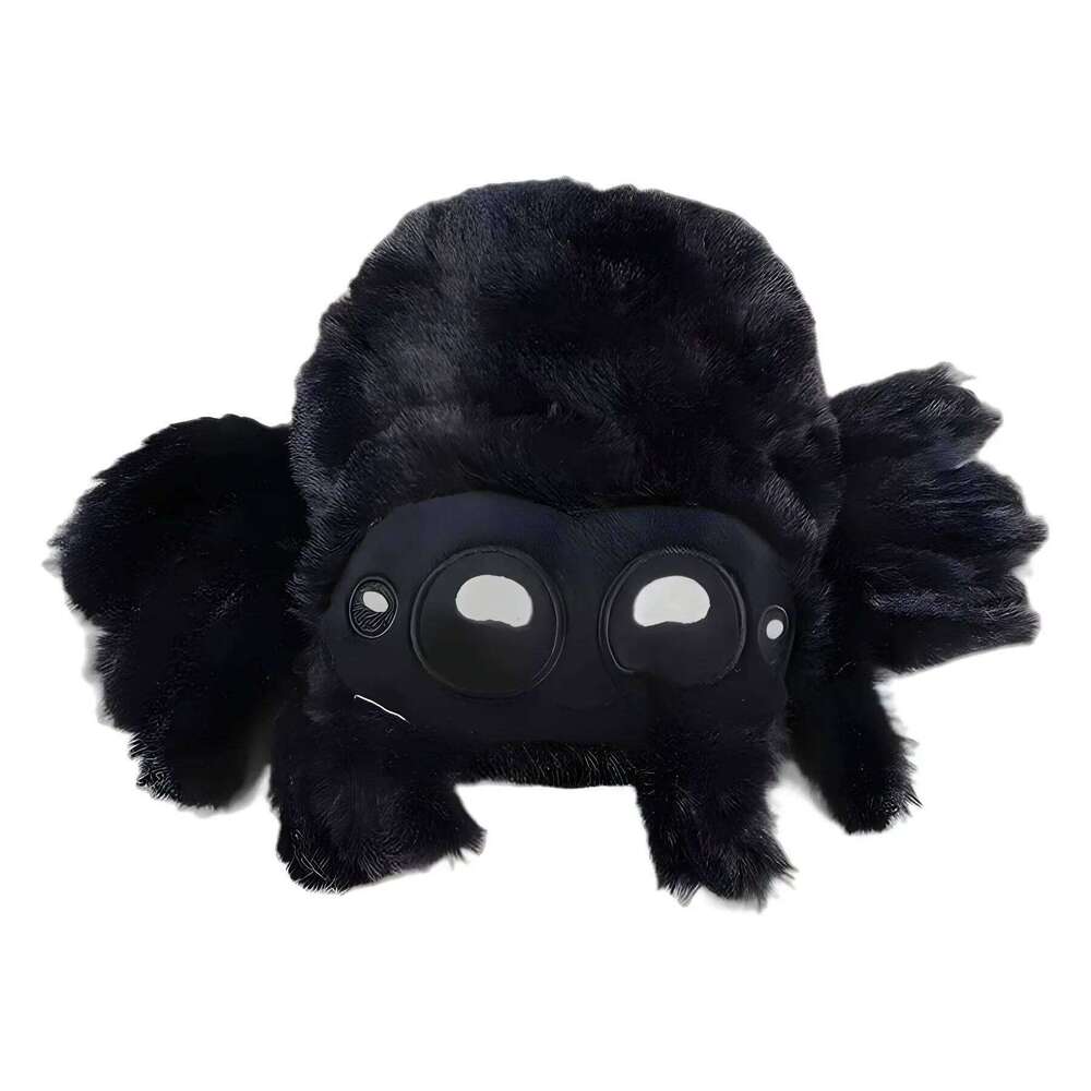 Lucas Friend Plush Kawaii Black White Spider Doll Home Decoration Pillow Soft Stuffed Halloween Gifts Toy for Kids X251225
