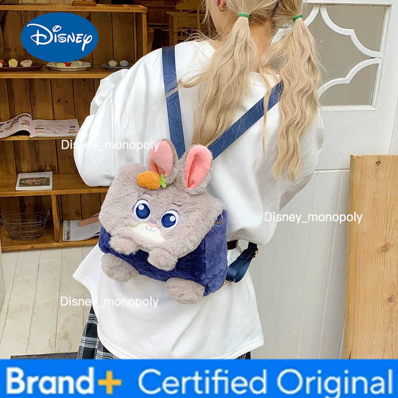 Disney Zootopia Doll Crossbody Bag Cute Cartoon Judy Nick Large Capacity Exquisite Backpack Commuter Bags Casual Fashion Gifts H251225