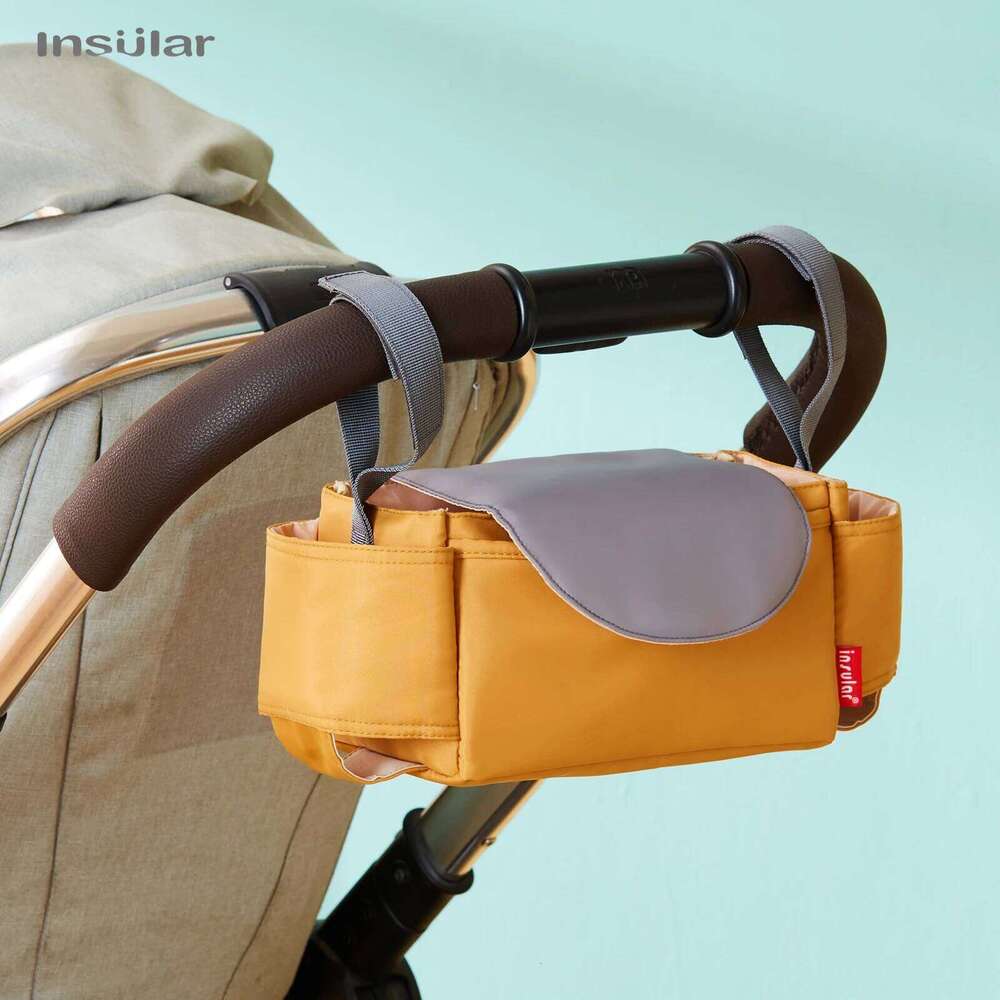 Mini Stroller Hanging Bags Nylon Cloth Bottle Cup Storage Pack Waterproof Infant Diaper Nappy Package Multi-functional X251225