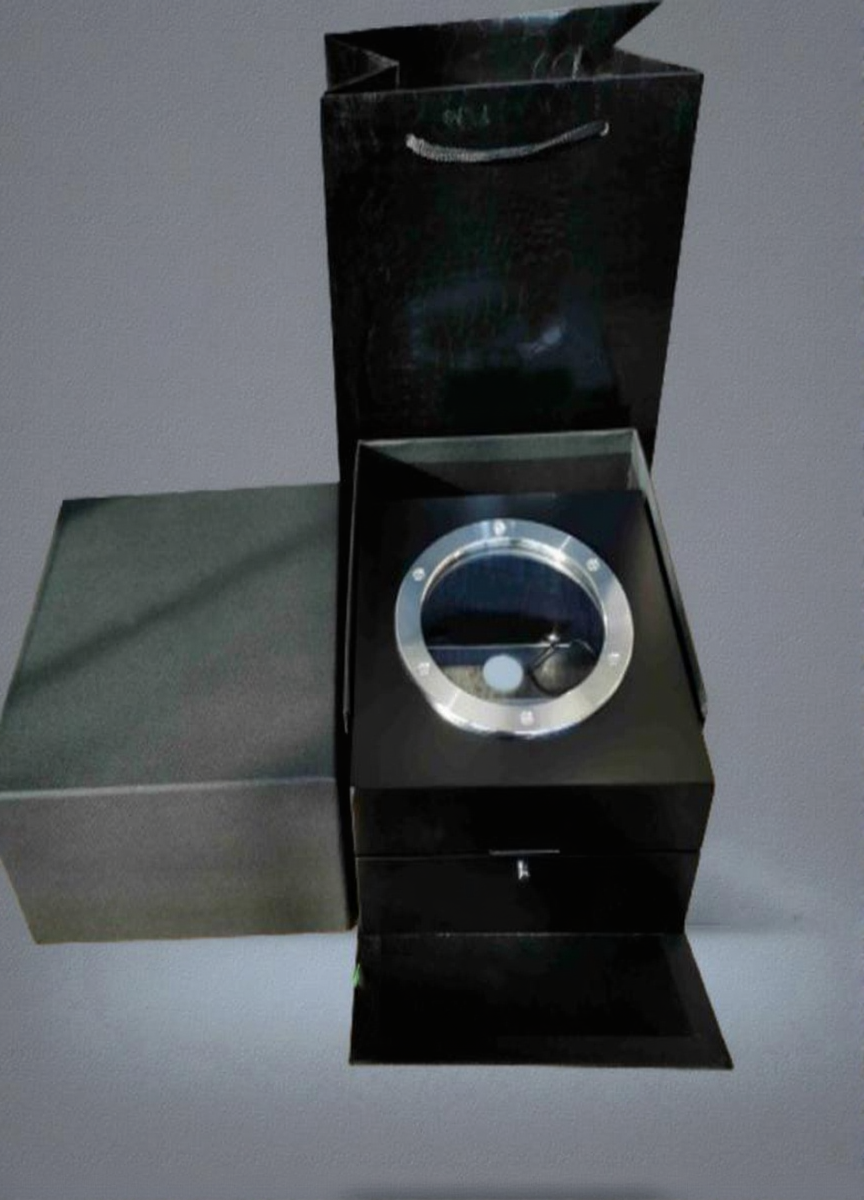 Selling Top Quality Watches Boxes HUB Watch Highgrade Original Box Papers Card Transparent Glass Wood Leather Handbag For Kin