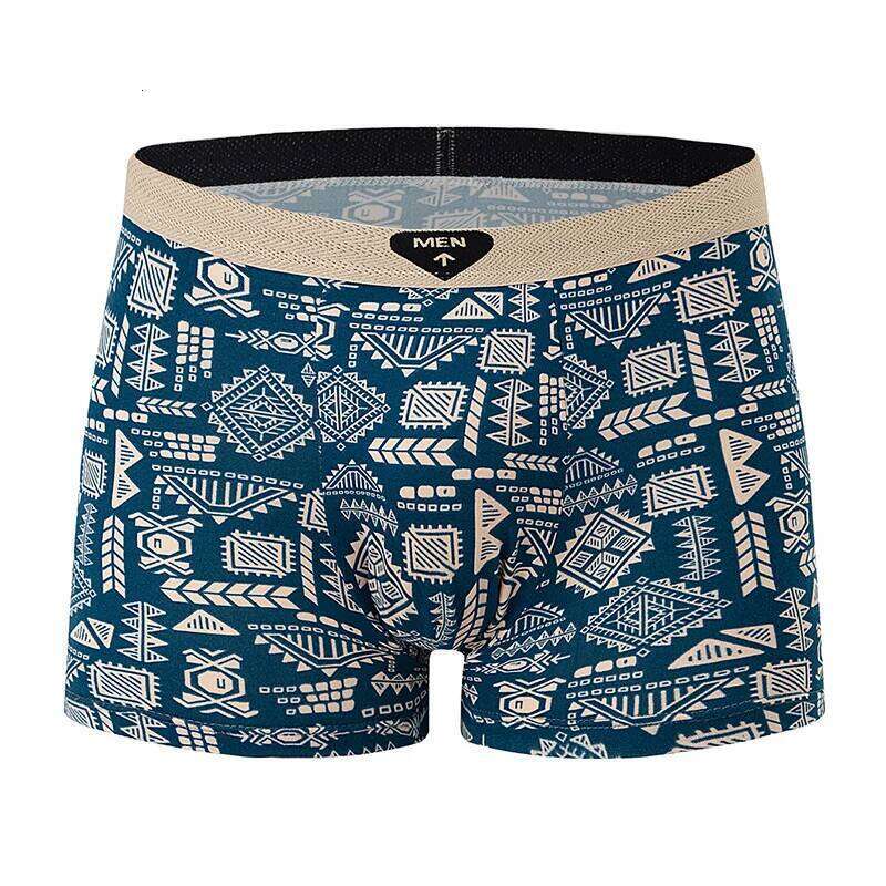 5 Pcs Fashionable And Versatile Printed Underwear For Men In All Seasons Comfortable Plus Size Youth Boxer Casual Shorts X251225