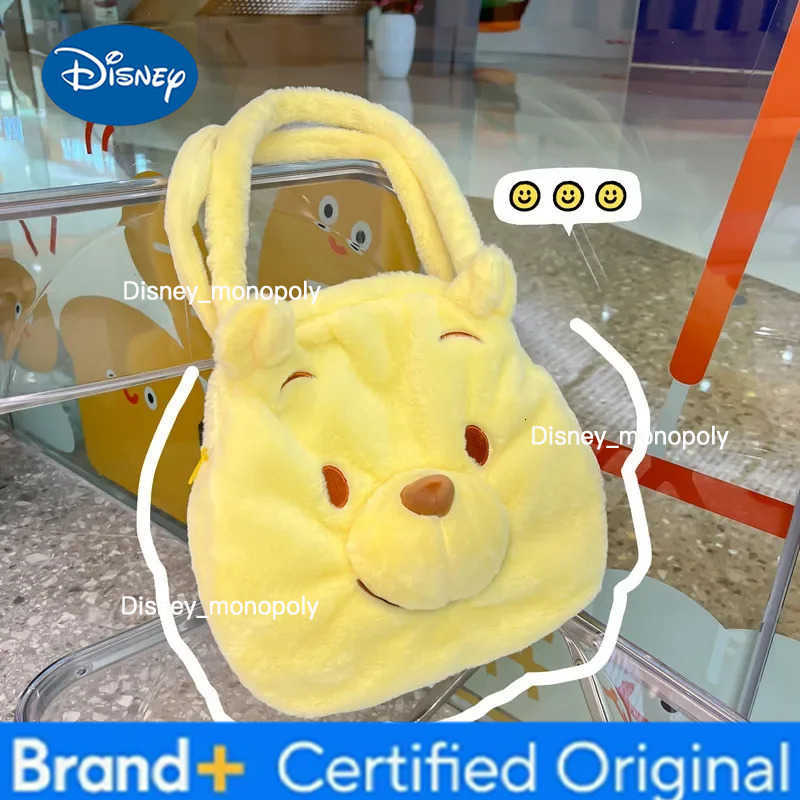 Disney Winnie The Pooh Shoulder Bags Cartoon Cute High Capacity Bag Funny Shopping Bag Handbag Party Child Birthday Gift H251225