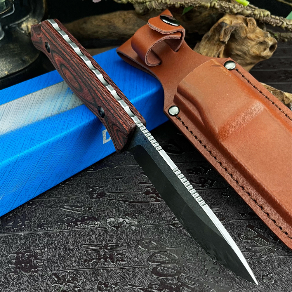 15002 Saddle Mountain Skinner Desert Exploration Battle Multi-functional Practical Cutting Knife Adventure Hunting Knife