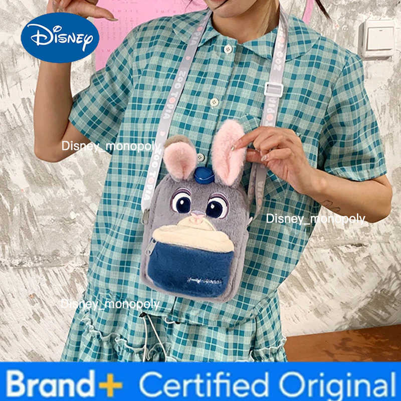 Disney Zootopia Plush Crossbody Bag Nick Wilde Judith Laverne Hopps Stylish Cartoon Cute Shoulder Bag Birthday Christmas Gift H251225
