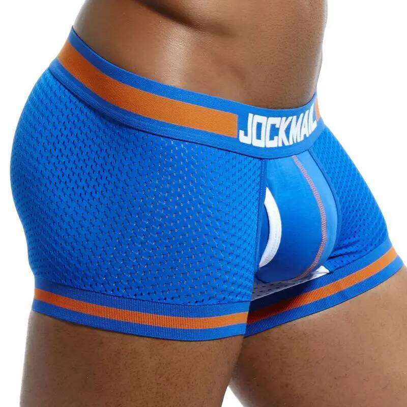 Underwear Breathable Mesh Boxer Brief Male Underpants Sexy Panties Mens Bodysuit Trunks PantQuick Dry Sports Fitness X251225