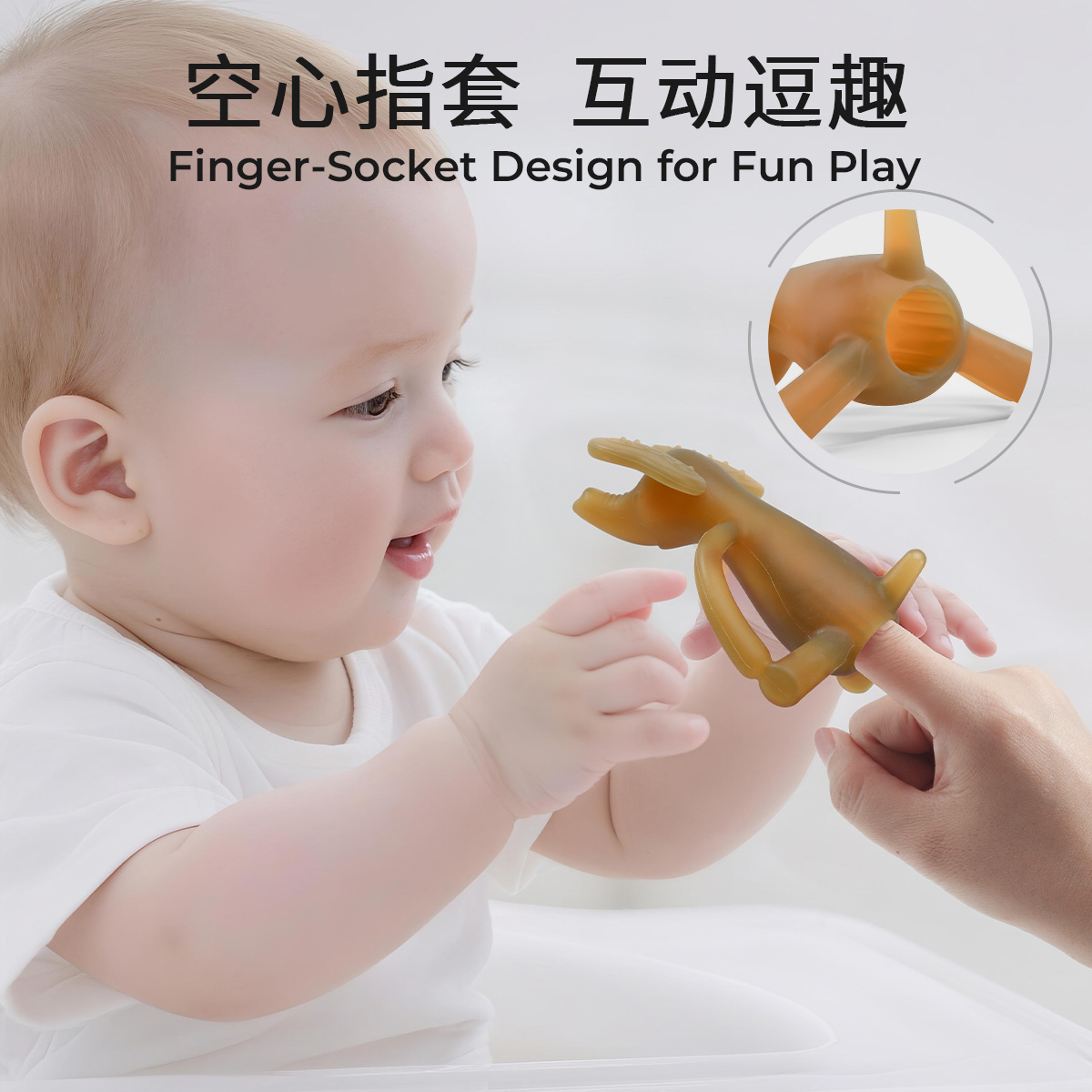 The Naughty Elephant baby anti-hand-sucking gel is suitable for babies aged 4 to 12 months during their oral desire period
