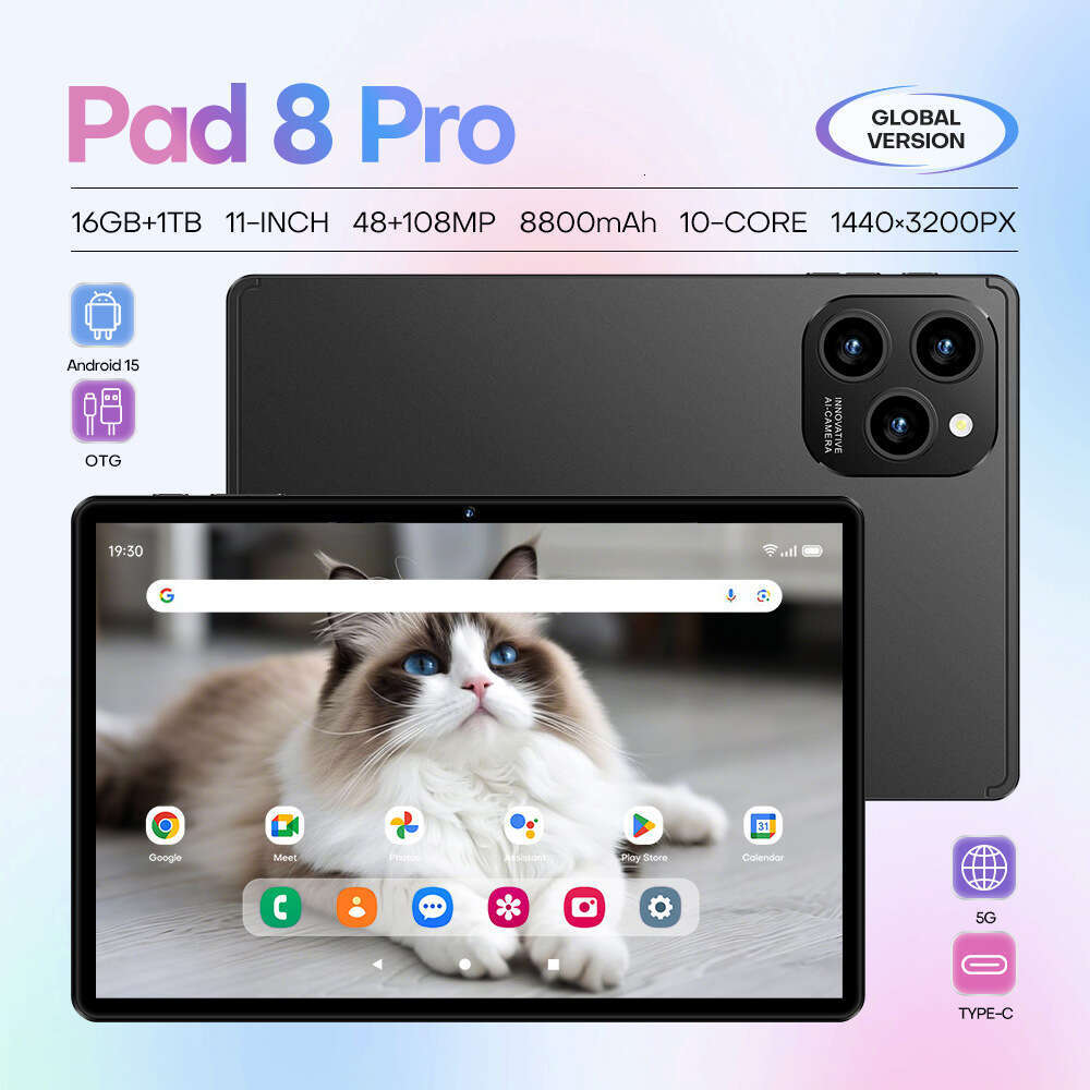 Famous Brand Cross Border Exclusive Pad Pro Brand New Smart Tablet TB Entertainment Office Source Manufacturer CKS