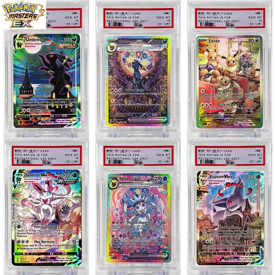 PTCG PSA Umbreon Mewtwo Sylveon Toys Hobbies Hobby Collectibles Game Collection Anime Cards L251225QE5W