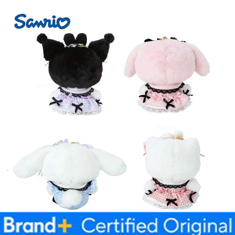 Sanrio Fantasy Lace Series Plush Toy Keychain Cartoon Soft Stuffed Doll Pendant Car Key Ring Backpack Bag Decor Kid Gift H251225