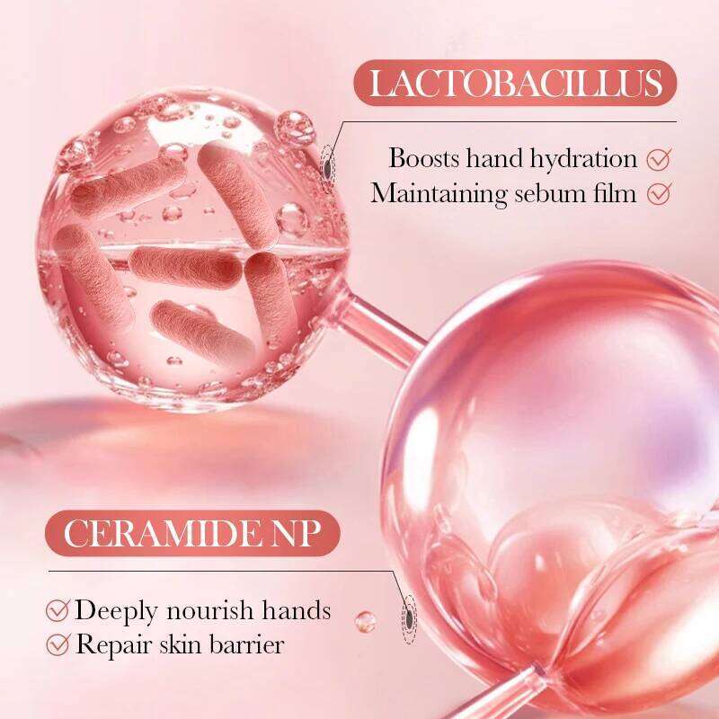 1pcs Peach Lactobacillus Cream Anti-Drying Crack Moisturizing Repairing Vitamin C Licorice Hand Creams Hands Skin Care X251225