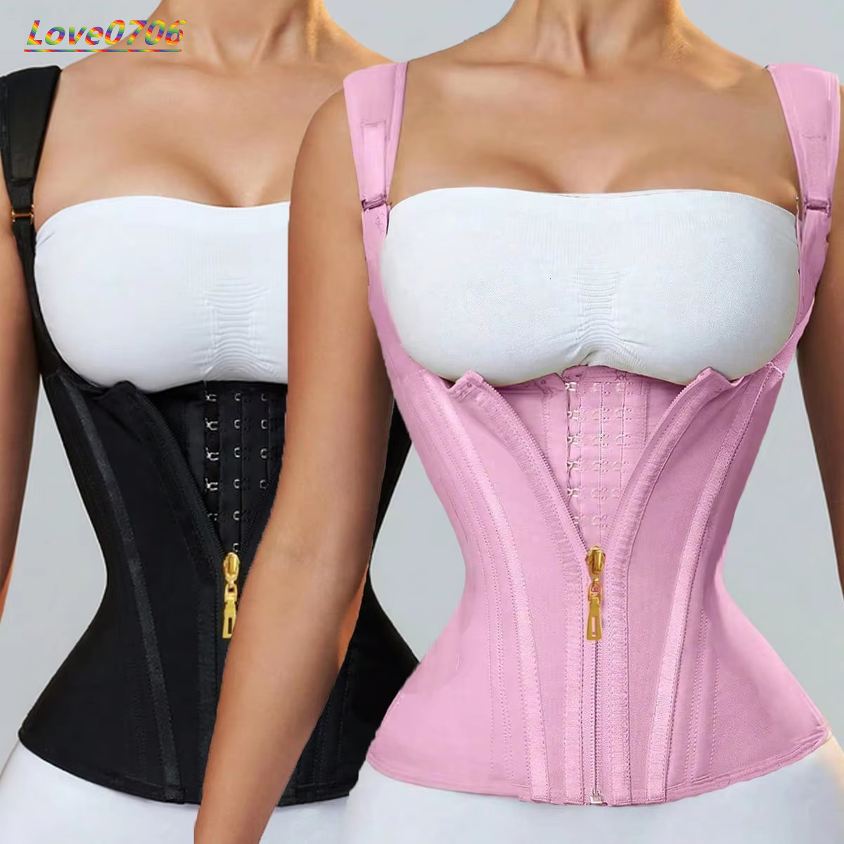 Colombiana Girdles Powernet Waist Trainer Shapers Vest Faja Colombianas Corset Top Womens Corset Body Shapewear for Women