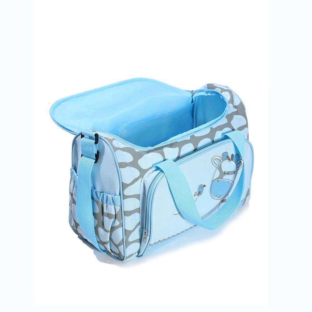 Fashionable cartoon embroidered single shoulder mommy with multifunctional large capacity mother and baby diaper bag X251225