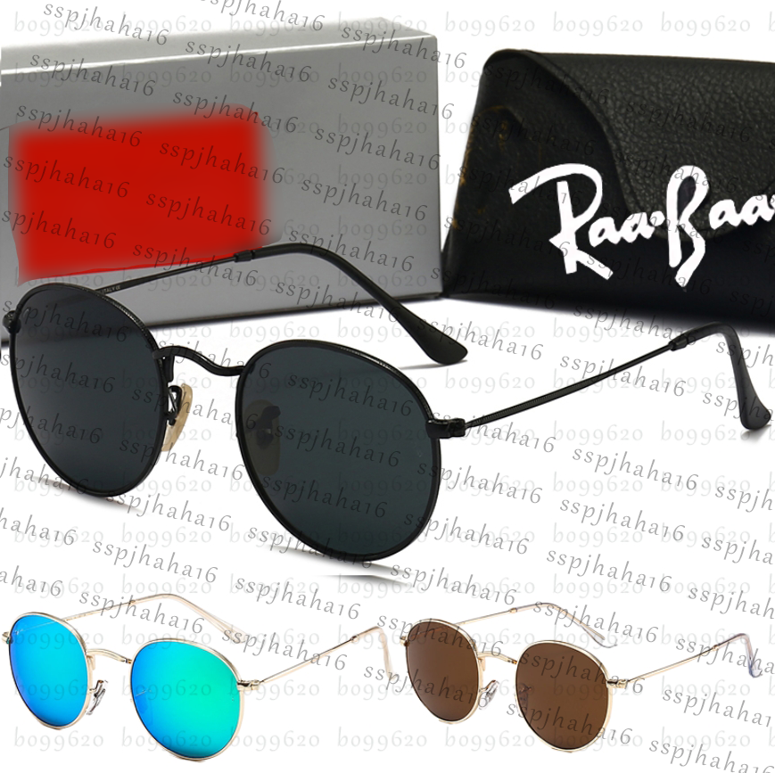 Classic raysban 3447 Women's Round Metal Frame Sunglasses Designer Club 3016 High Definition Lenses 2140 Polarized Sunglasses Justin Sunglasses Accessories