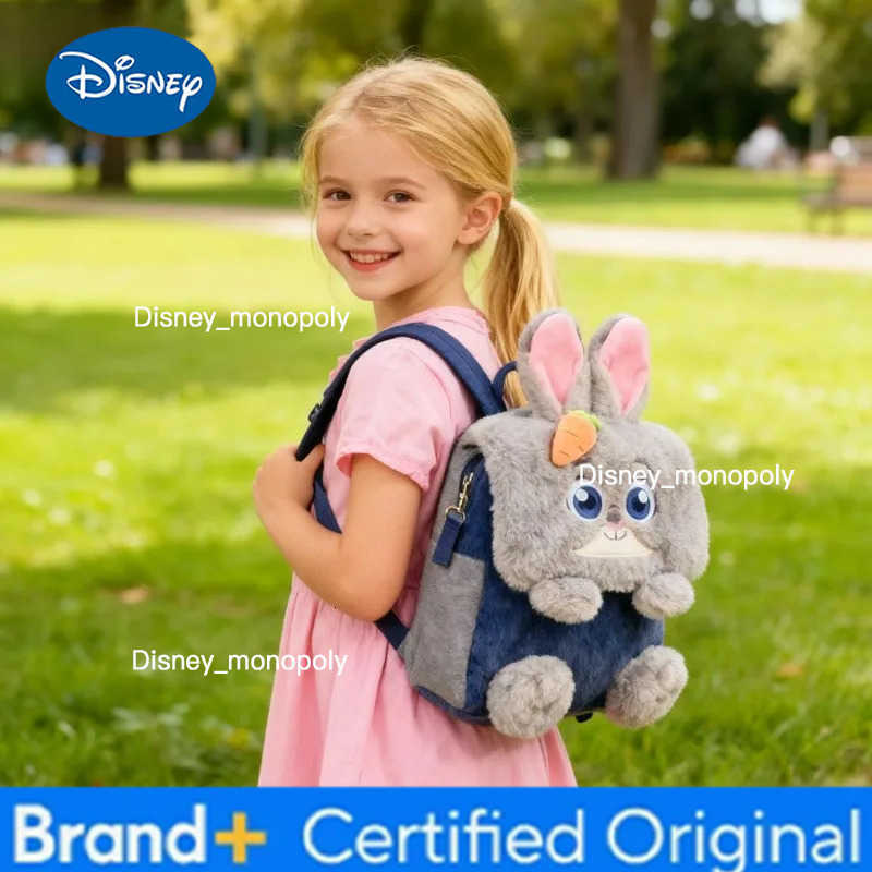 Disney Hot Zootopia Cartoon Backpack Anime Characters JudyNick Cute Backpack Boys and Girls Birthday Gifts H251225