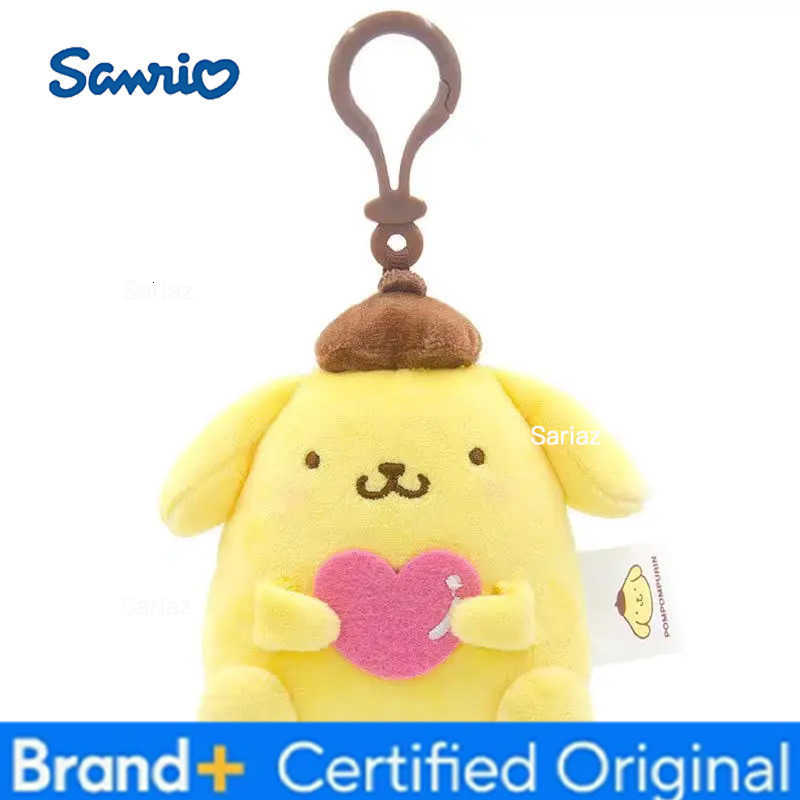 Sanrio Hello Kitty Cinnamoroll Kuromi Pochacco Melody Plush Toy Kawaii Doll keyring Home Room Decor Birthday Gift H251225